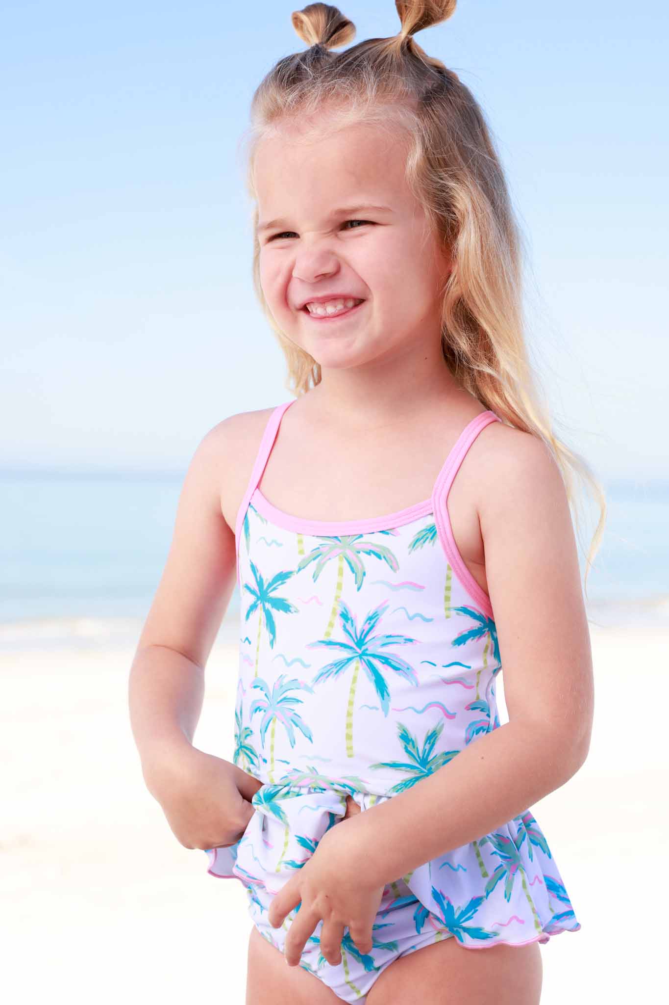 Two Piece Strappy Tankini | Blue Lagoon - Image 6
