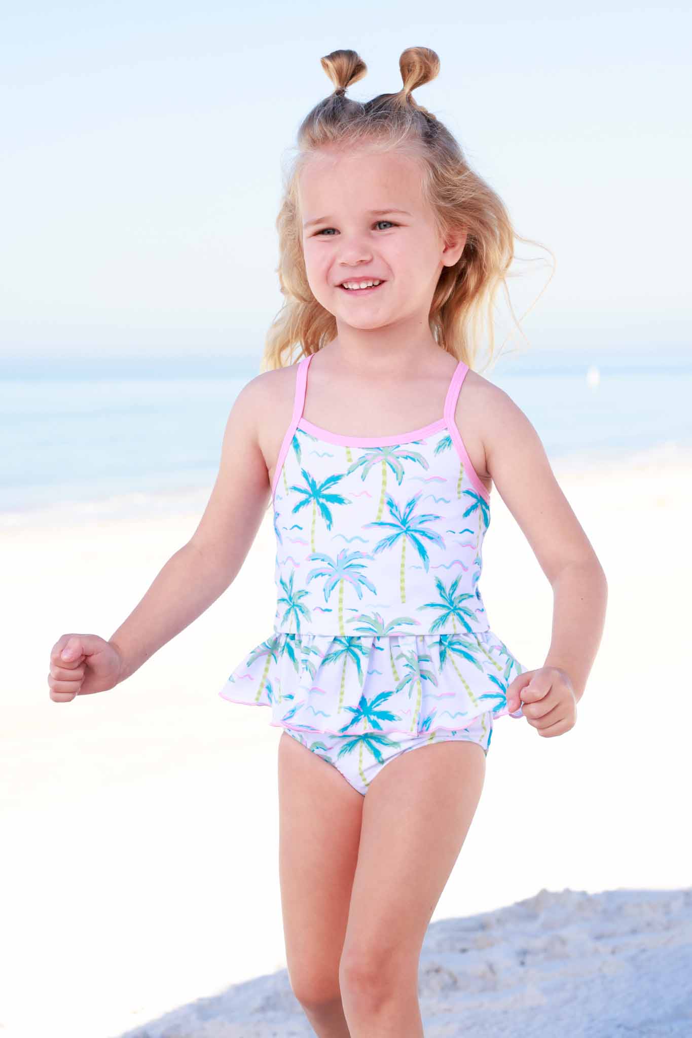 Two Piece Strappy Tankini | Blue Lagoon - Image 9