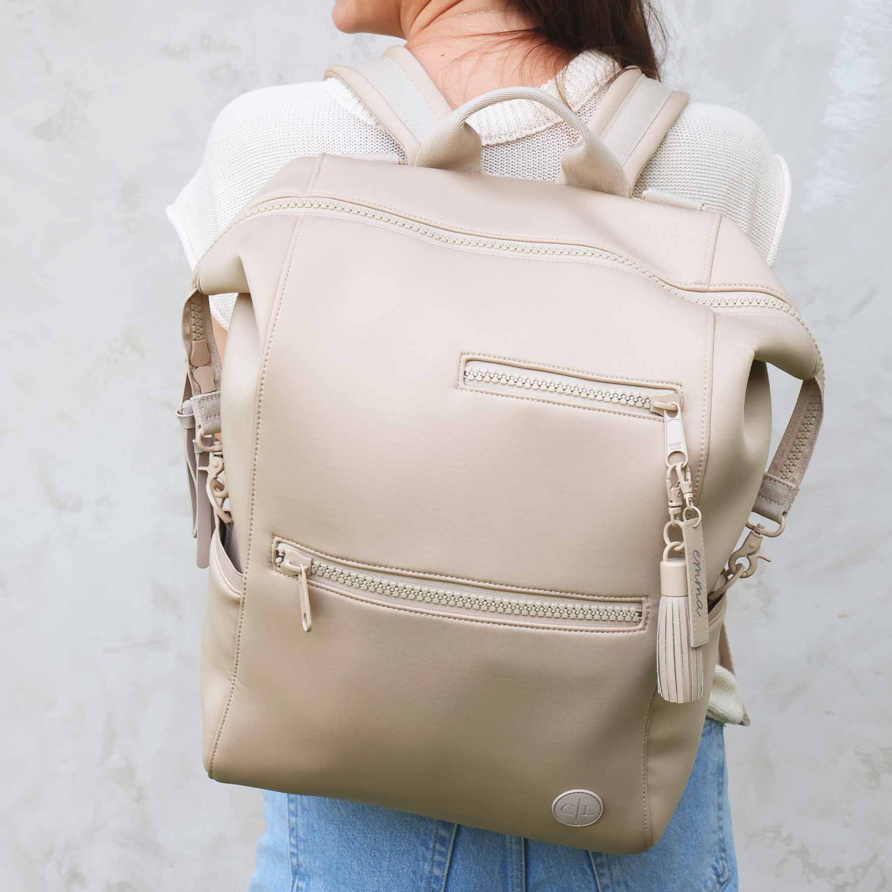 Weslie Diaper Backpack | Sand - Image 6