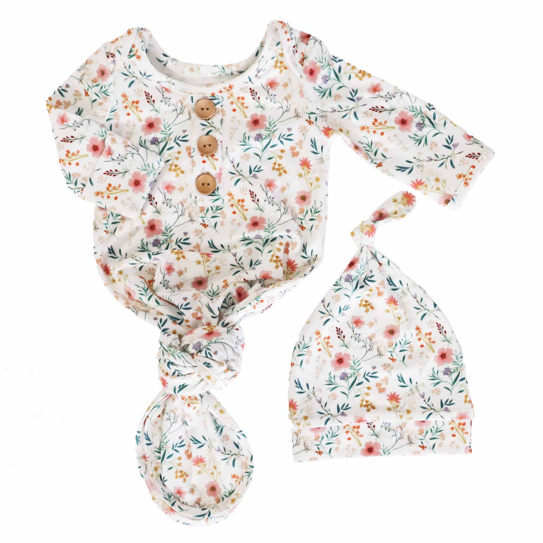 Printed Knot Gowns for Girls | Best Sellers - Image 16
